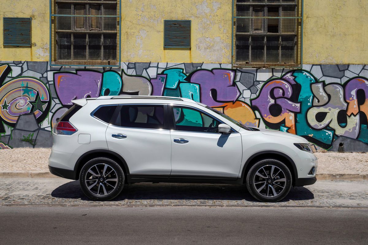X-Trail je už výzorom skrotený mešťan.