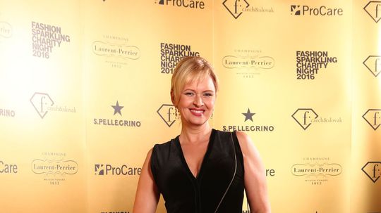 Moderátorka Adriana Kmotríková. 