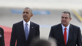 Obama začal svoju poslednú zahraničnú cestu v Aténach