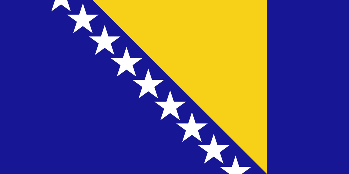 Bosna a Hercegovina , vlajka