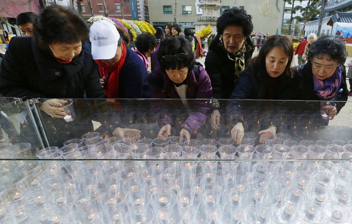 Južná Kórea, rodičia, sviečky
