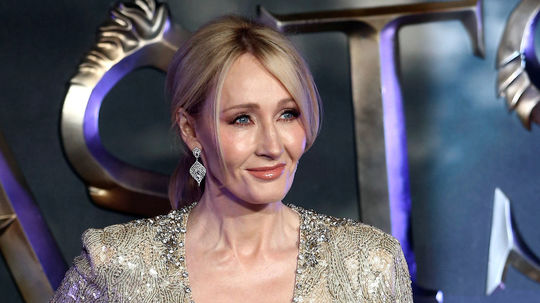  J.K. Rowling počas premiéry filmu  Fantastické...