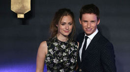 Eddie Redmayne a jeho manželka  Hannah Bagshawe...
