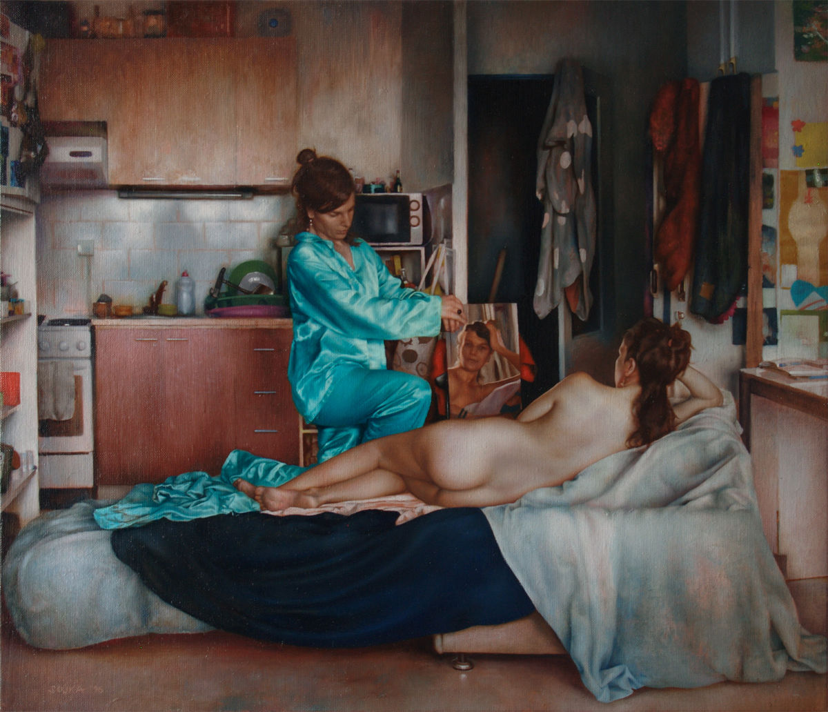 Peter Sojka: Venuša (olej na plátne, 2016)