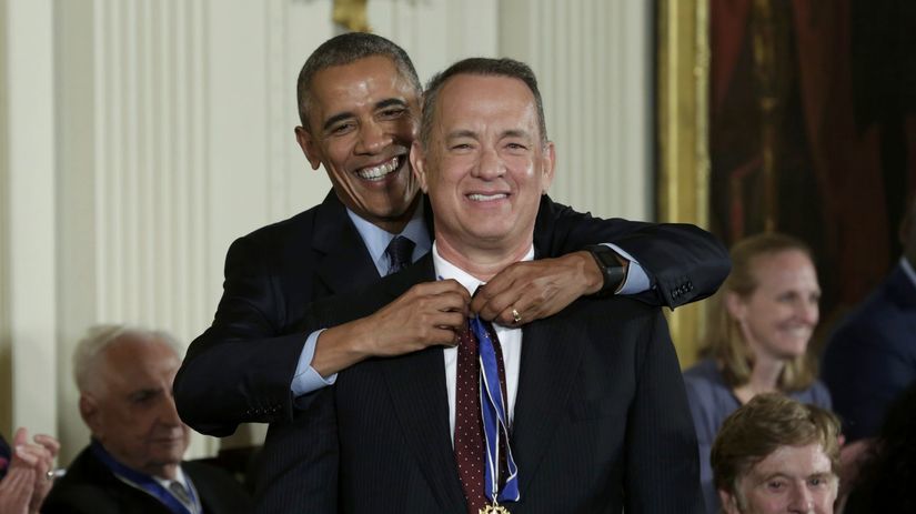 Barack Obama, Tom Hanks