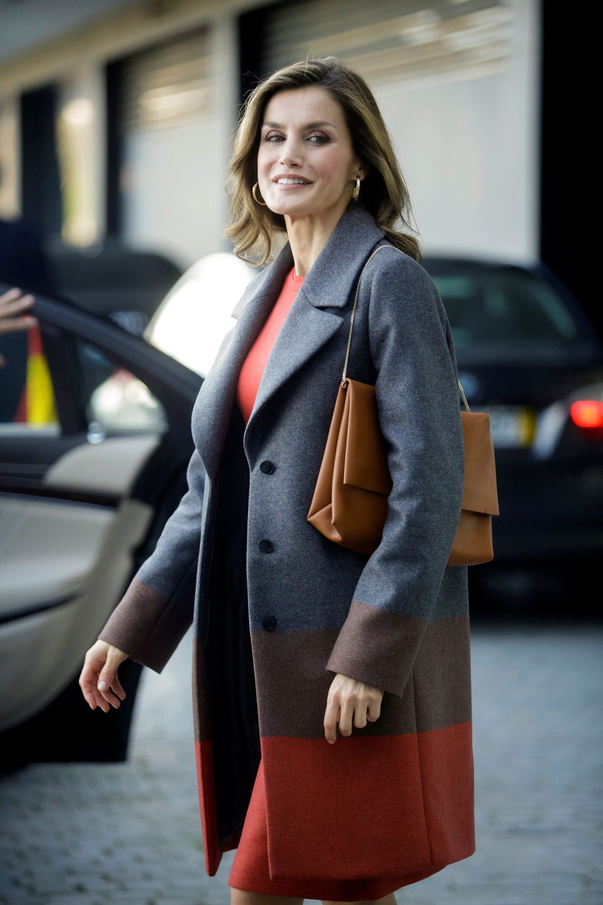 Španielska kráľovná Letizia počas návštevy...