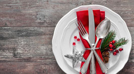 Vianočné prestieranie v červeno-zelenej kombinácii pre inšpiráciu