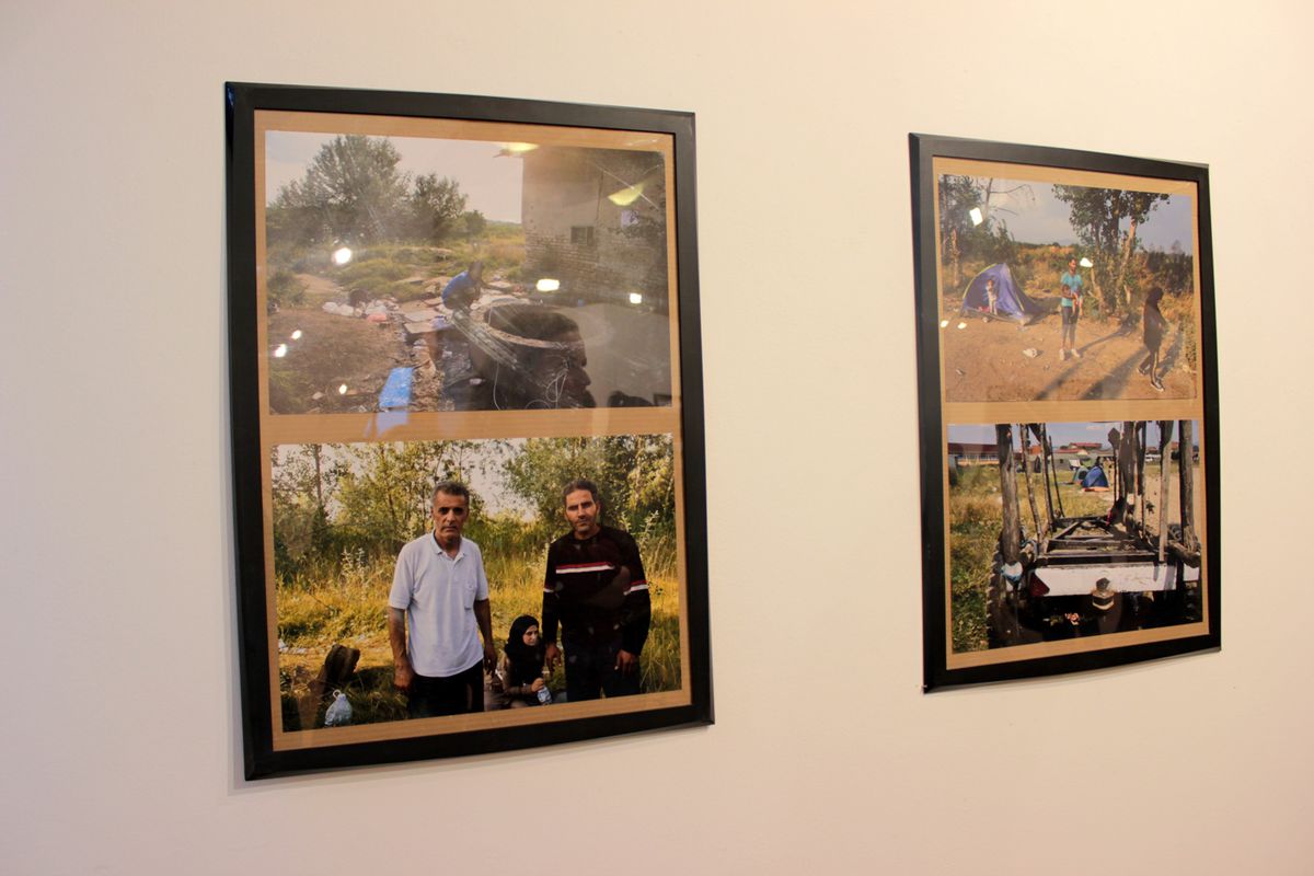 Snímky fotografa Andreja Bána na výstave...