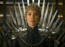 Herečka Lena Headey na zábere zo seriálu Hra o tróny.