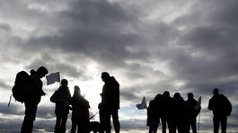 Účastníci mierového pochodu vyrazili z Berlína do Aleppa