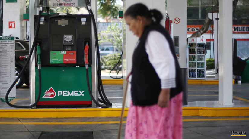 Mexiko, benzín, nafta