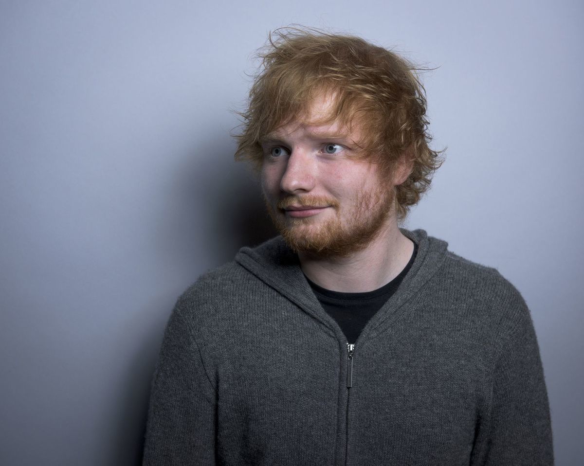 Spevák Ed Sheeran.