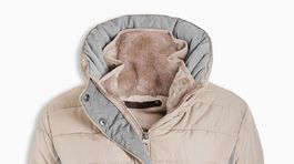 Dámska zimná bunda s kontrastným pásom na bokoch - predáva Next