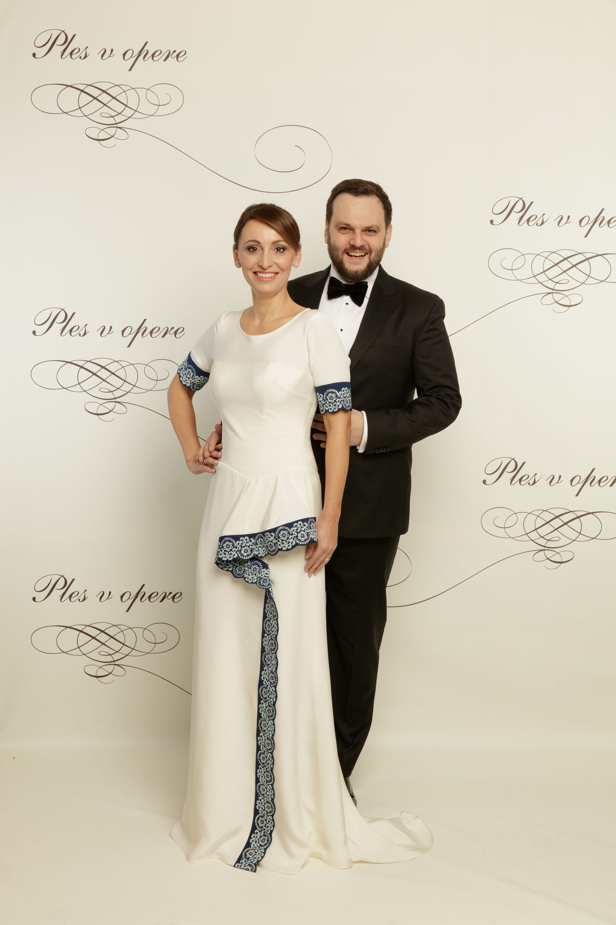 Moderátor Milan Junior Zimnýkoval s manželkou...