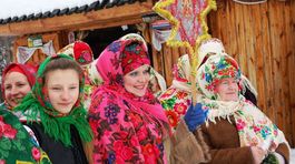 kroje, Rusko, Ukrajina, ženy, Ukrajiny, folklór, Rusíni, šatky, ľudová kultúra,