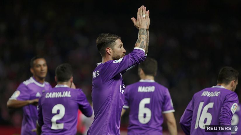 Real Madrid, futbal, radosť, Sergio Ramos