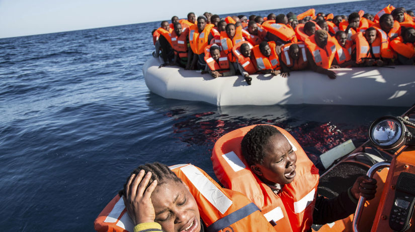 migranti, utečenci, Stredozomné more, člny