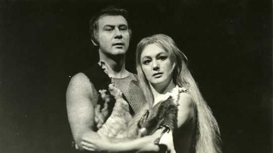 Zdena Gruberová a Leopold Haverl v hre Tragédia...