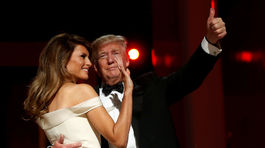 Americký prezident Donald Trump s manželkou Melaniou Trump