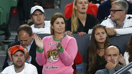 Mirka Vavrinecová, Roger Federer