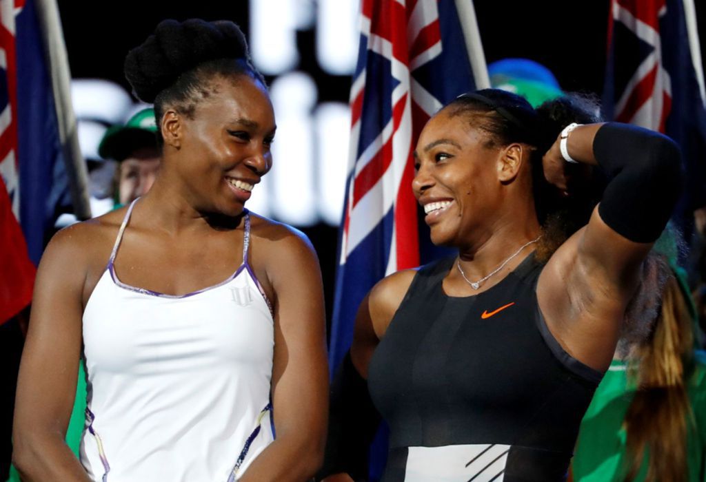 Sestry Williamsové po finále Australian Open...