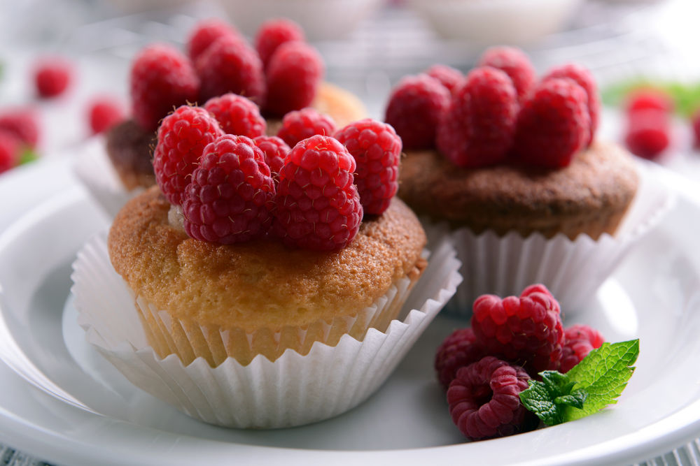 V tomto prípade stačili len čerstvé maliny,...