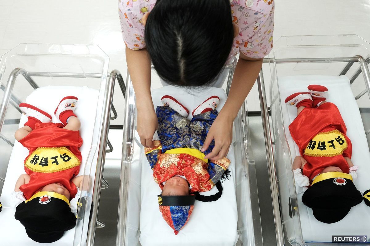 lunárny nový rok, Čína, novorodenci, bábätká