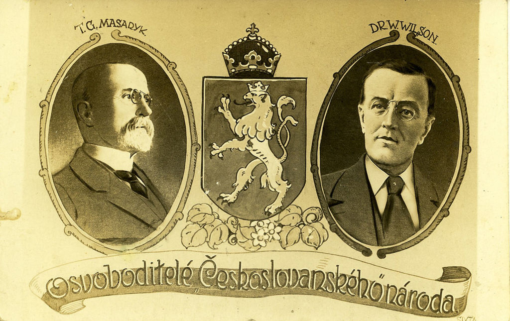 Pohľadnica z roku 1920. Wilson sa u nás tešil...