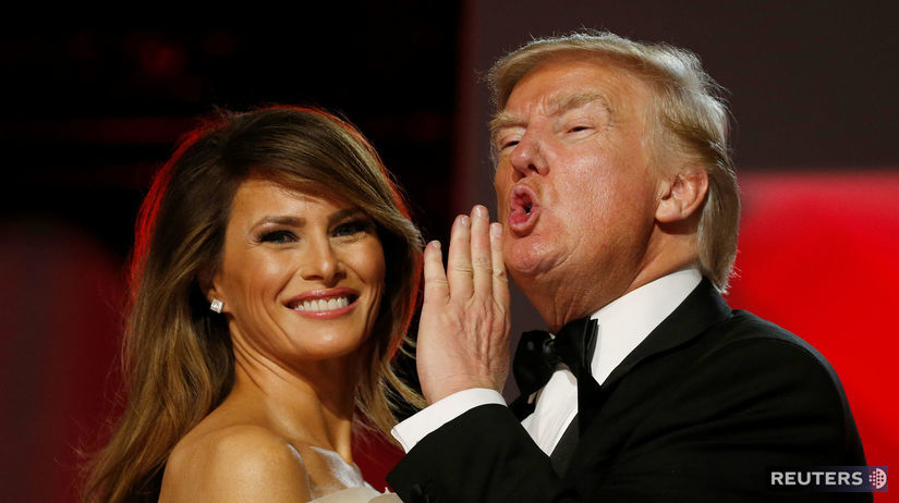 Melania Trumpová, Donald Trump, inauguračný ples
