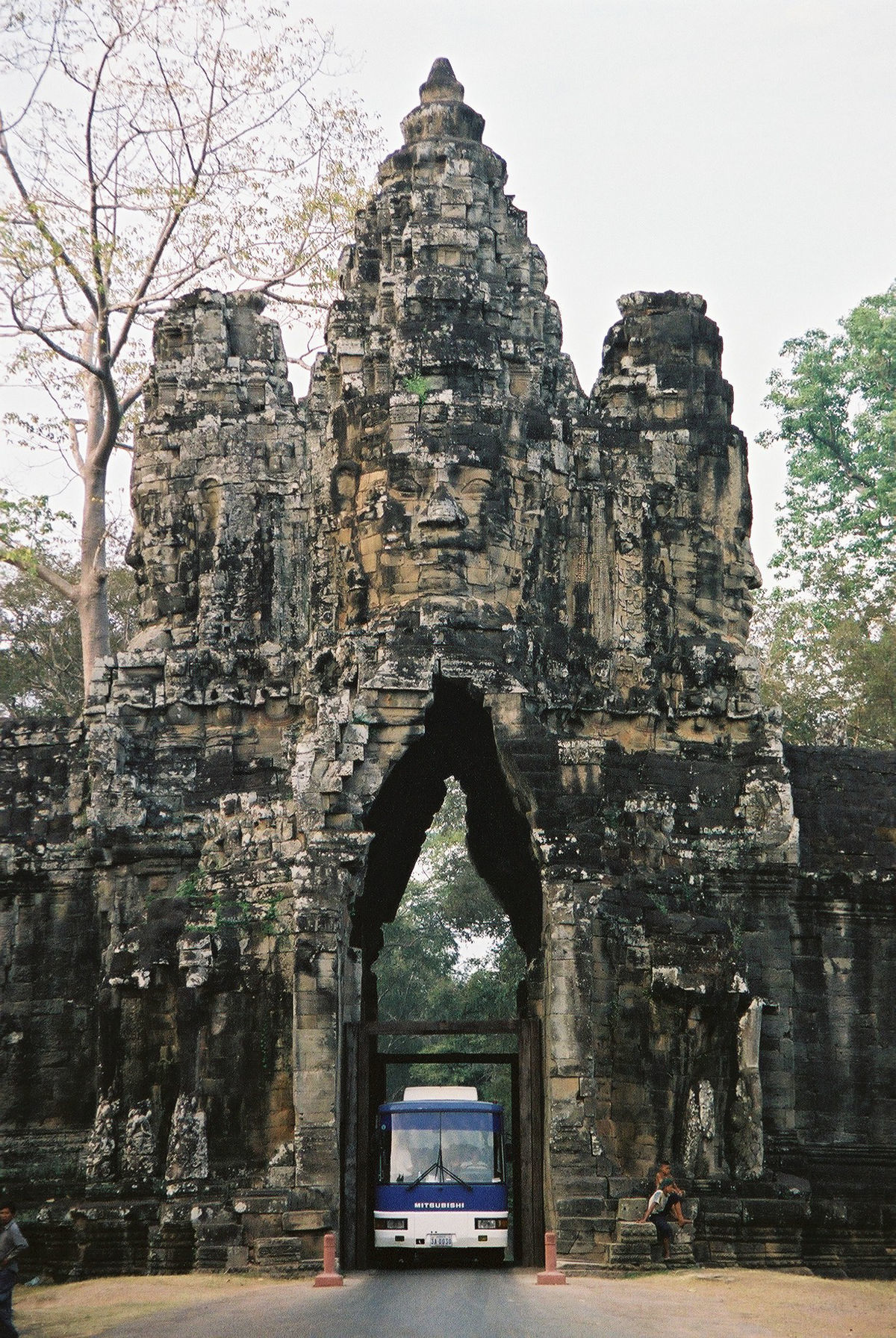 Kambodžský chrámový komplex Angkor Wat.