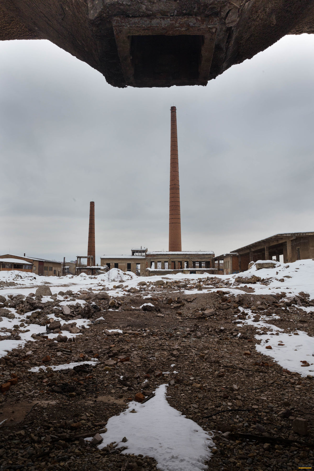 Areál Magnezitky je veľkým lákadlom pre urbexerov.