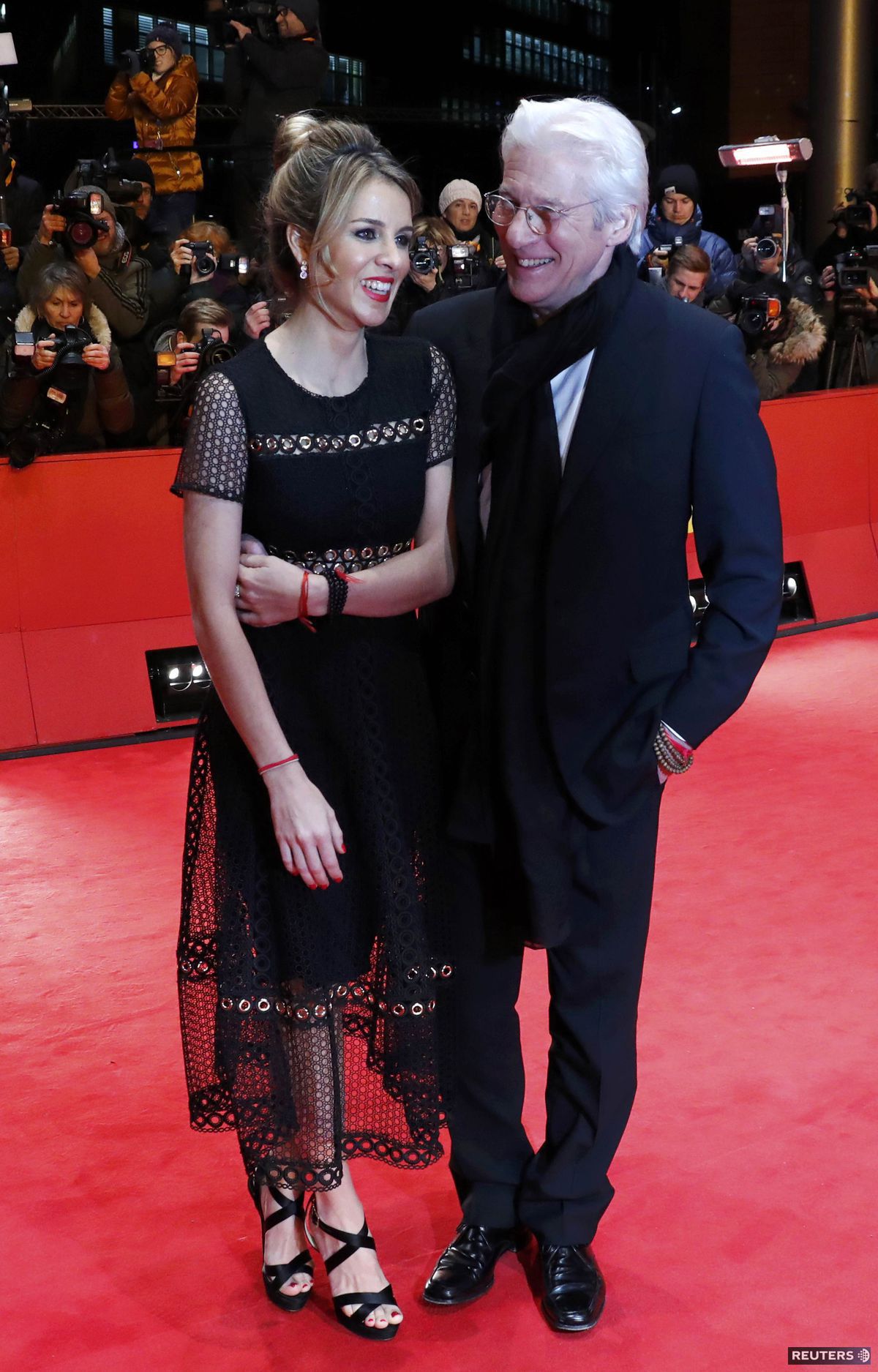 Herec Richard Gere a jeho manželka Alejandra...