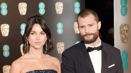 Toto je jeho Anastázia, vážení! Dornan vzal na BAFTA krásnu manželku