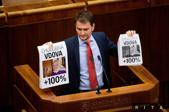 Poslanec OĽaNO Igor Matovič počas rokovania 13....