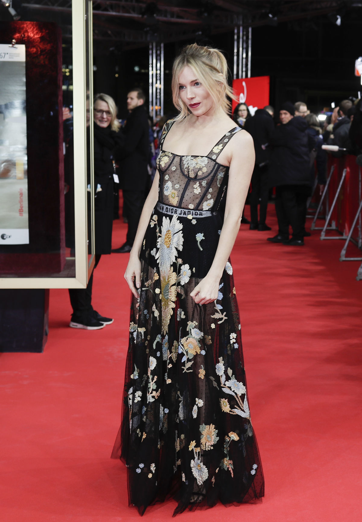 Herečka Sienna Miller na premiére filmu The...