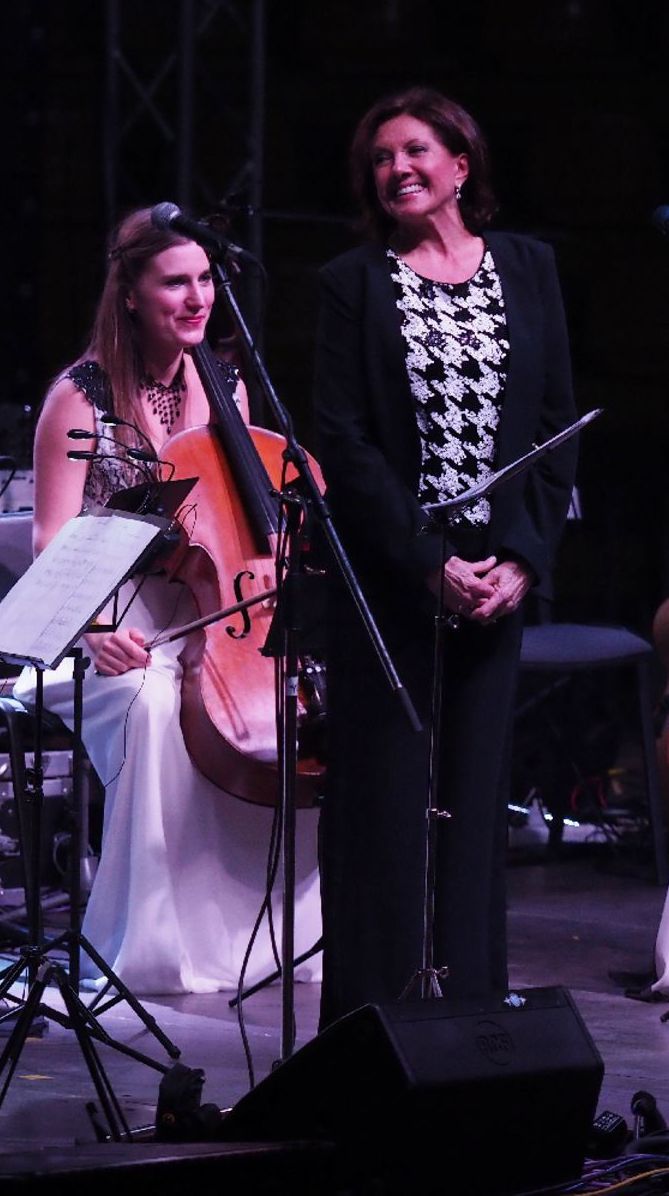 Marie Rottrová počas vystúpenia v Bratislave vo...