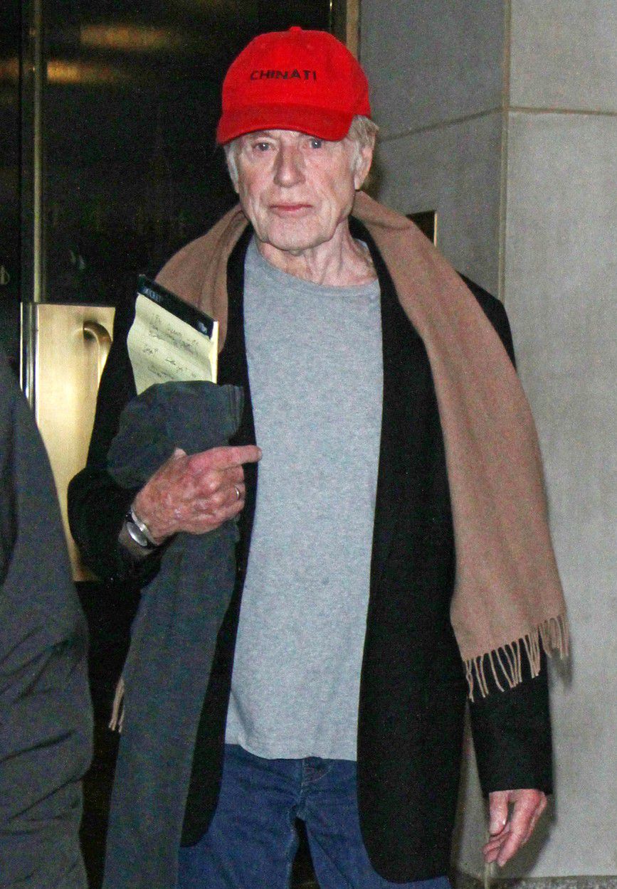 Robert Redford prichádza do televízie NBC v New...