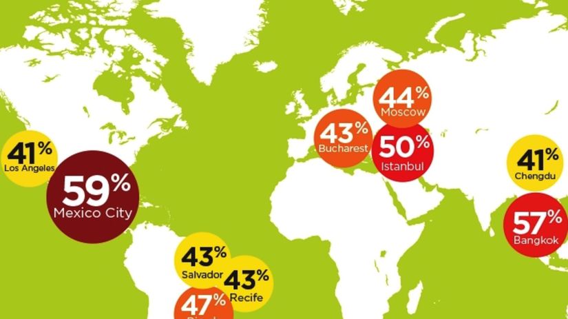 TomTom sleduje vo svete až 390 miest v 38...
