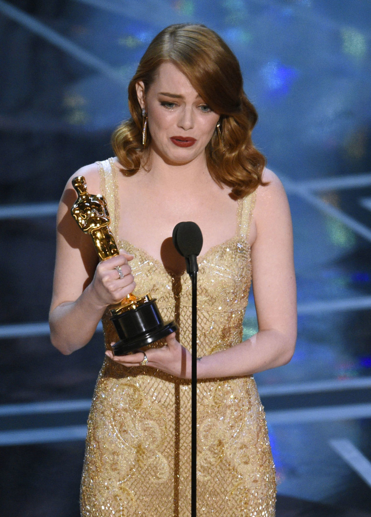 Herečka Emma Stone si odniesla cenu za výkon v...