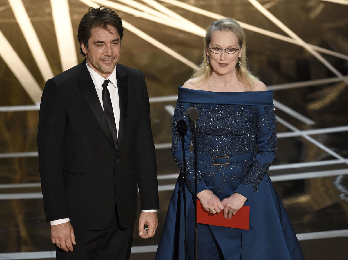 Herci Javier Bardem a Meryl Streep spoločne...
