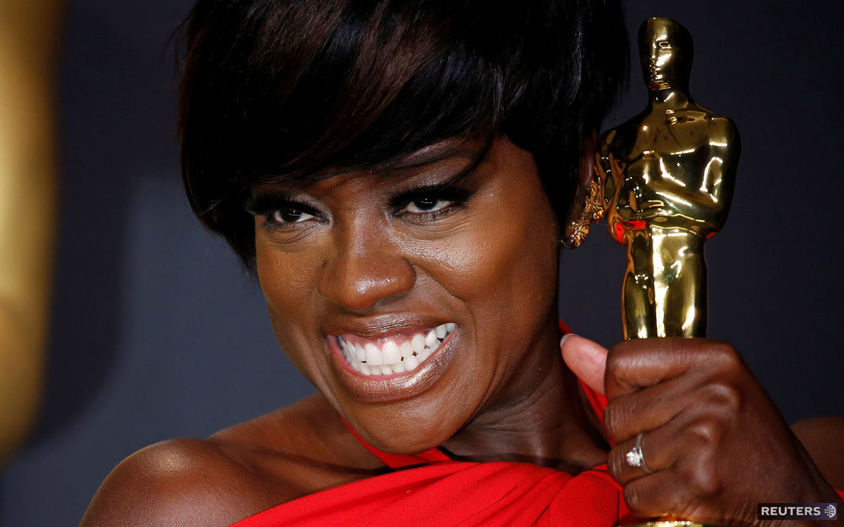 Herečka Viola Davis si odniesla cenu za výkon...