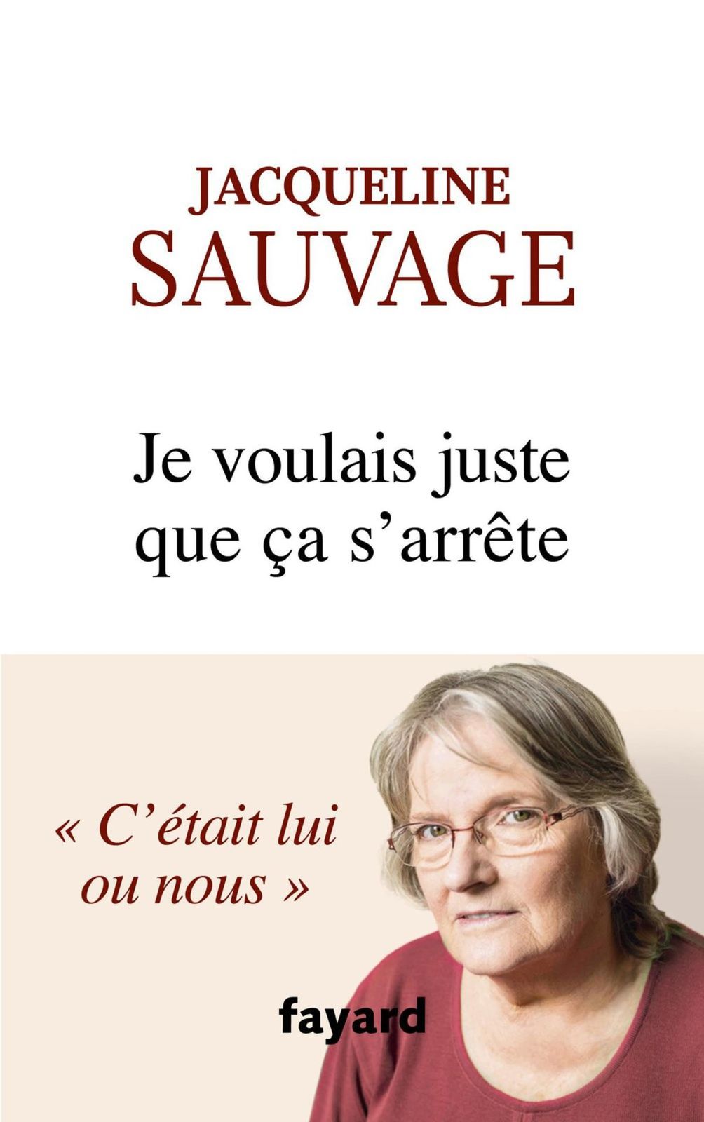Obálka knihy Jacqueline Sauvageovej...