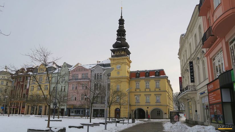 Masarykovo námestie v Ostrave.