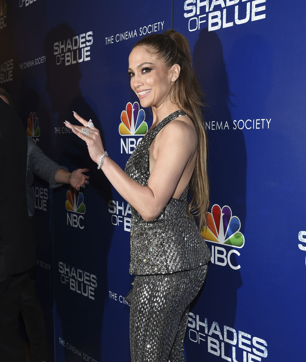 Herečka a speváčka Jennifer Lopez na premiére...