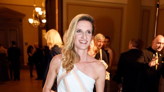 Moderátorka Adela Banášová na vyhlásení cien...