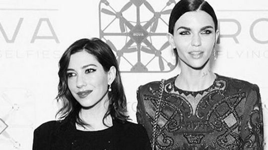 Herečka a modelka Ruby Rose (vpravo) s...
