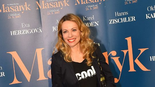 Diana Mórová na premiére filmu Masaryk.