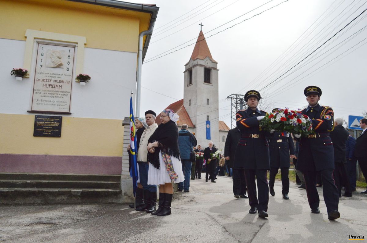Na mieste, kde stál Hurbanov rodný dom, sa dnes...