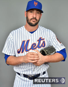 Hráč tímu New York Mets Matt Harvey.