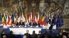 Lídri 27 krajín EÚ sa v Ríme prihlásili ku spoločnej budúcnosti
